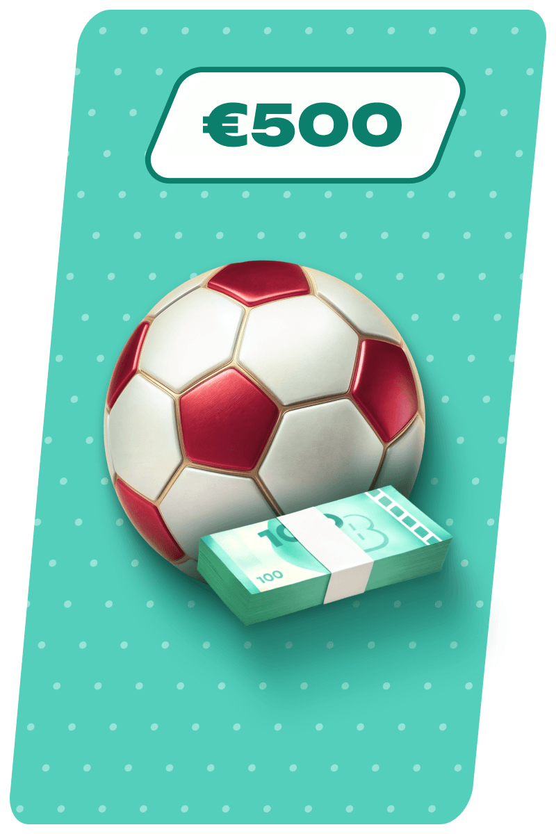 Platziere eine 500&nbsp;€ Wette auf Sport