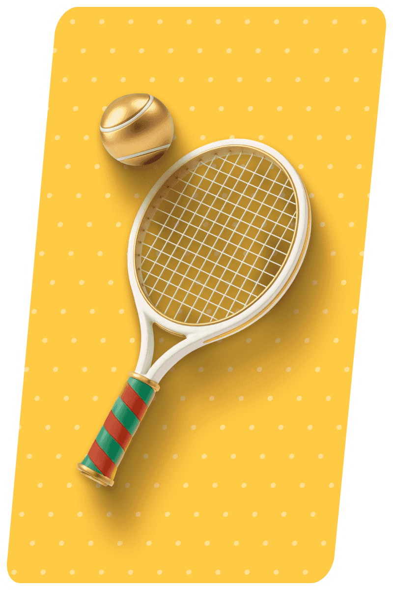 Platziere eine Einzelwette auf Tennis